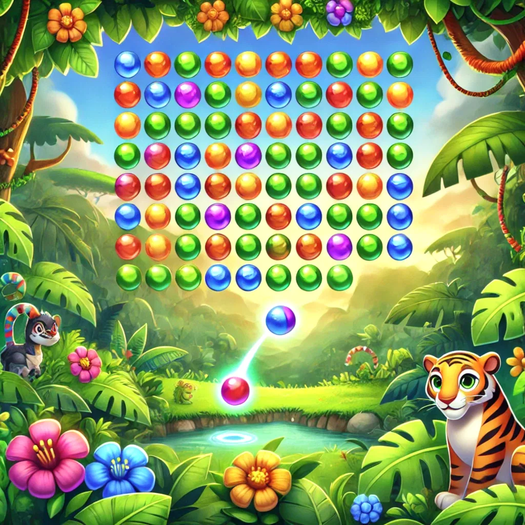 Jungle Bubble Shooter Adventure